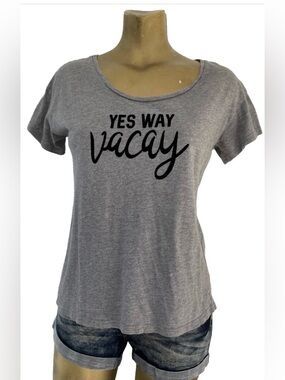 Xhilaration Sleepwear YES WAY VACAY Tee Shirt M
